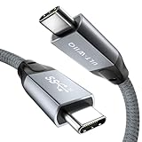 USB C auf USB C Kabel 100W Schnellladung 20Gbps Datenkabel Typ C auf Typ C Kabel mit 5K/4K @ 60Hz Videoausgang für MacBook Air/Pro, iPad Pro 11/Air/Mini, Samsung Galaxy