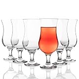 BigDean 6 Stück Cocktailgläser 420 ml spülmaschinenfest - standfestes hochwertiges Cocktailglas - ideal auch für Longdrinks, Milchshakes, Eiskaffee - stabile Trinkgläser Made in Europ