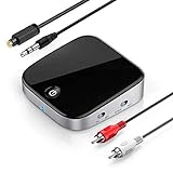 ZeaLife Bluetooth Audio Adapter 5.0 Bluetooth Transmitter Empfänger 2 in 1 Sender Receiver aptX Low Latency mit Digitale Toslink/RCA/3,5mm AUX Kabel für TV Laptop Stereoanlage Kopfhörer