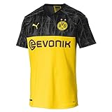 PUMA Herren BVB Cup Shirt Replica with Evo Trikot, Cyber Yellow Black-Ebony, XL