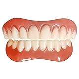 2 Stück Zahnersatz Provisorische Zahnprothese Oberkiefer und Unterkiefer, Reparieren Sie Schnell Ihre Zähne, Haben Sie Sofort ein Selbstbewusstes Lächeln