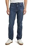 C&A Herren 5-Pocket Jeans Casual Straight Stretch|Lycra®|Baumwolle|Denim Jeans-dunkelblau W36 L32