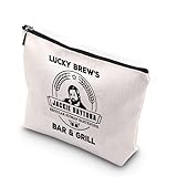 WCGXKO Lucky Brew's Jackie Daytona Kosmetiktasche für Fans mit Reißverschluss, für menschliche Barkeeper, We Do in Shadow