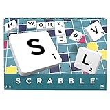 Mattel Games Y9598 - Scrabble Original, Gesellschaftsspiel, Brettspiel, Familienspiel, Design kann variieren, ab 10 Jahren