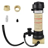 Verbesserter Pool-Chlorinator R171096, automatischer Inline-Chlor-/Brom-Futterstation, kompatibel mit Rainbow 320 Chlorinator für Pool und Sp