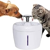 HUNM Pets Bowl Automatischer Katzenbrunnen Wassertrinken Feeder Wasserspender Mute Trinkbrunnen Elektrischer USB-Trinkbrunnen Zirkulierender Wasserfluss