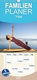 Yoga - Familienplaner hoch (Wandkalender 2021 , 21 cm x 45 cm, hoch): Meditatives Yoga am See (Monatskalender, 14 Seiten ) (CALVENDO Sport)