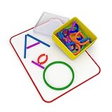 Osmo - Little Genius Sticks & Rings - 2 Lernspiele - Alter 3–5 Jahre - Fantasie, Briefbildung & Kreativität - Für iPad oder Fire Tablet - STEM Spielzeug (Osmo Base erforderlich - Amazon Exclusive)