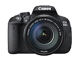 Canon 700D + EF-S 18 – 135 mm Digitalkamera Compact 18 Megapixel schwarz