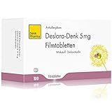 Deslora-Denk 5 mg Filmtabletten: Zur Besserung der Symptomatik bei allergischer Rhinitis und Urtikaria bei Erwachsenen und Jugendlichen ab 12 Jahren, Wirkstoff: Desloratadin, 100 Stk.