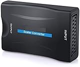 Childhood SCART zu HDMI 1080P Audio Video Adapter Konverter Receiver mit USB-Kabel für HDTV DVD-Player