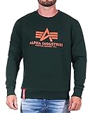 ALPHA INDUSTRIES Herren Basic Sweater Sweatshirt, Dark Petrol, 37.13