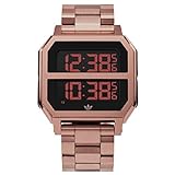 Adidas Unisex Digital Spezielles Modul Uhr mit Edelstahl Armband Z21-897-00