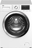 Beko WYA81643LE1 Waschmaschine/weißes LC-Display mit Startzeitvorwahl 0-24 h/Restzeitanzeige und Schleuderwahl/ 8 kg/ Energieklasse c