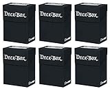 Ultra-Pro Box 6x Ultra Pro Deck Box Schwarz - Black im Sparset