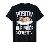 Mops Positiv Auf Müde Getestet T-Shirt