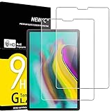NEW'C 2 Stück, Schutzfolie für Samsung Galaxy Tab S6/S5e 10,5 Zoll 2019, Panzer Schutz Glas Folie,9H Härte,HD Displayschutzfolie, 0.33mm Ultra-klar