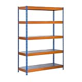 SIMONRACK Regal Bricoforte 1004-5 Metall Blau/Orange/G