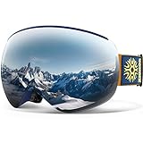 Skibrille, ZIONOR Prämie Lagopus X4 PRO Snowboardbrille Schneebrille mit Magnet Schnell Lens-Wechselsystem, Helmkompatible, Sphärische Wide View Anti-Nebel UV400 Skibrille Herren Damen Erwachsene