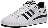 adidas Originals Men's Forum Low Sneaker, White/White/Black, 11.5