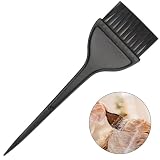 1 Stück Haarfärbepinsel,Pinsel Haare Färben,Färbepinsel Haare,Haarfarbe Pinsel,Haare Färben Zubehör,Haarfärbe Bürste,Zum Haarfärben im Friseurladen oder zu Hause,5.5×20.5cm (Schwarz)