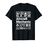 Aircraft Mechanic Produkt Label T-Shirt