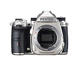 Pentax K-3 Mark III APS-C DSLR Kamera Gehäuse in Silber - Bildfeld 100%~1,05x optischer Sucher, 5-Achsen 5,5 Stufen In-Body SR Mechanismus, ISO 1,6 Millionen, wetterfest, bis zu 12fps, Touchscreen