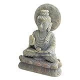 NOVICA 103655 Buddha-Skulptur aus Speckstein