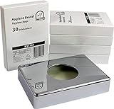 Medi-Inn, Spender für Hygienebeutel Hygienebeutelspender Hygienebeutelbox (1 x Box verchromt + 150 Hygienebeutel)