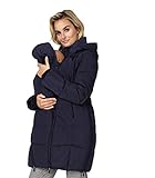Noppies Damen Umstands Jacke Jacket Winterjacke/mit Baby Tragetuch (40 (Herstellergröße: L), Night Sky (P277))