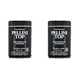Pellini Caffè, Pellini Top Arabica 100% für Espressokanne Decaffeinato Naturale (1 x 250 g) (Packung mit 2)