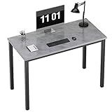 Need Computertisch Schreibtisch 100x60 cm PC Tisch Bürotisch Arbeitstisch Esstisch für Home Office,Hell Grau