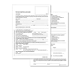 Patientenfragebogen Anamnese für Gynäkologie, Frauenheilkunde und Geburtshilfe, DIN A4, 2-seitig, 100 Blatt