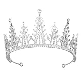 WDCDYQDH Hochzeit Tiara Krone Braut Strass Stirnband Haar Hoops Braut Kopfschmuck Für Bankett Stirnb