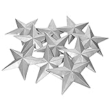 BESPORTBLE Stern Stanzen Schablonen Eisen Stanzen 100 STÜCKE Schablonen Stanzschablone 3D Metall Sterne Ornamente DIY Basteln Handwerk Zubehör für Scrapbooking Papier Karten Kinder Geschenk