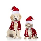 KATELUO Haustier-Stirnband, Weihnachtsgeweih, Mütze, Weihnachtsmütze, Kopfbedeckung, Kopfbedeckung für Katzen und Hunde (Stil 1)
