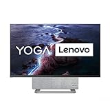 Lenovo Yoga AIO 7 68,58 cm (27 Zoll, 3840x2160, UHD, WideView, entspiegelt) All-in-One Desktop-PC (AMD Ryzen 7 5800H, 32GB RAM, 1TB SSD, AMD Radeon RX 6600M, Win11 Pro) grau-weiß inkl. Premium Care