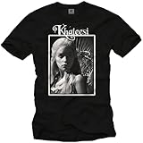 Game Thrones Mens T Shirt Khaleesi Black Size Size 3XL