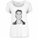Justin Bieber Love Yourself Damen T-Shirt, Weiß Gr. M, weiß