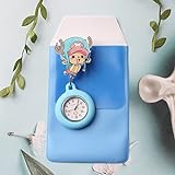 LLRR Damen Taschenuhr Krankenschwester,Lustiges und praktisches Geschenk, Dehnbare Mini tragbare medizinische Brustuhr-32,Länge Taschenuhr Uhren