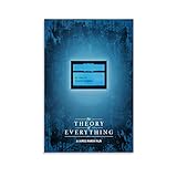 YRTY The Theory Of Everything klassische Filmposter für Zuhause, Bar, Kaffee, Wanddekoration, 50 x 75 cm