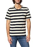 BOSS Herren Stripe T-Shirt, Light Beige, M