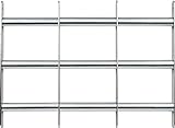 ABUS Fenstergitter FGI5450 - Gitter zur Einbruchsicherung von Keller- und Erdgeschossfenstern - 500-650 x 450 mm - 73431