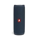 JBL Flip 5 Bluetooth Box in Blau – Wasserdichter, portabler Lautsprecher mit umwerfendem Sound – Bis zu 12 Stunden kabellos Musik abspielen
