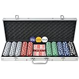 Poker Chips & Sets - Games - Poker Set mit 500 Chips Aluminium