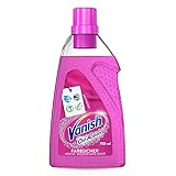 Vanish Oxi Action Gel Pink – Fleckentferner Gel ohne Chlor – Entfernt Flecken, pflegt Farben & entfernt Gerüche – Für bunte Wäsche – 1 x 750ml