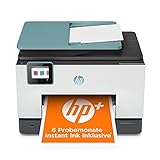 HP OfficeJet Pro 9025e Multifunktionsdrucker (HP+, A4, Drucker, Scanner, Kopierer, Fax, WLAN, LAN, Duplex, HP ePrint, Airprint, mit 6 Probemonaten HP Instant Ink Inklusive) Oasis