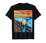 Dungeons Shirt, Munch's The Scream D20 T-Shirt, Dragons T-Shirt