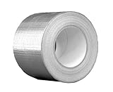 Aluminium Klebeband netzverstärkt 10 cm x 50m von Lüftungs- und Klimaanlagen