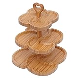 Acesunny Obstetagere 3 Stöckig Tortenständer Gebäck Serviertablett Kuchenstand Etagere Gebäck Serviertablett für Party Hochzeit